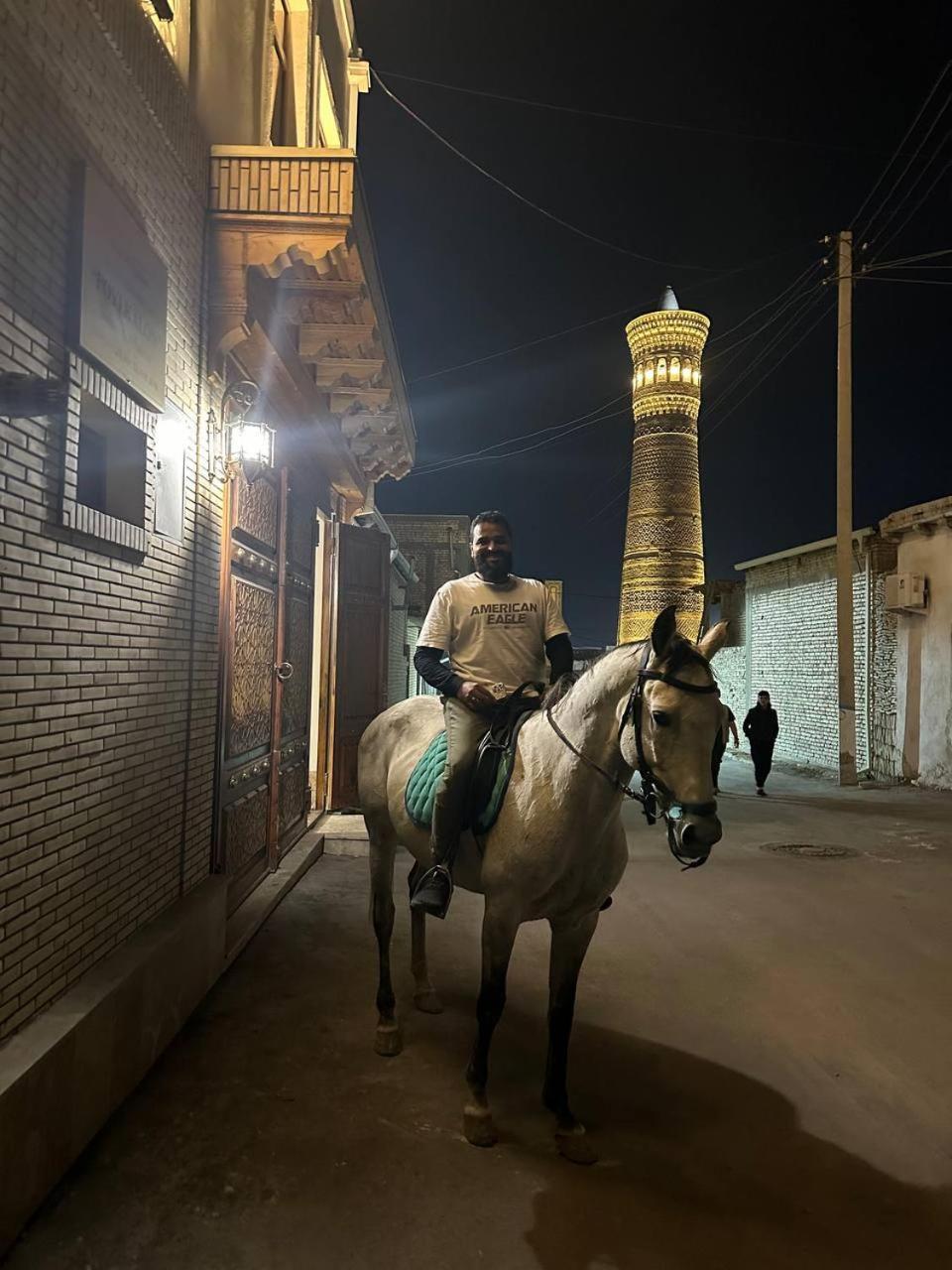 Poyi Kalon Teracce Hotel حلال Bukhara Exterior foto