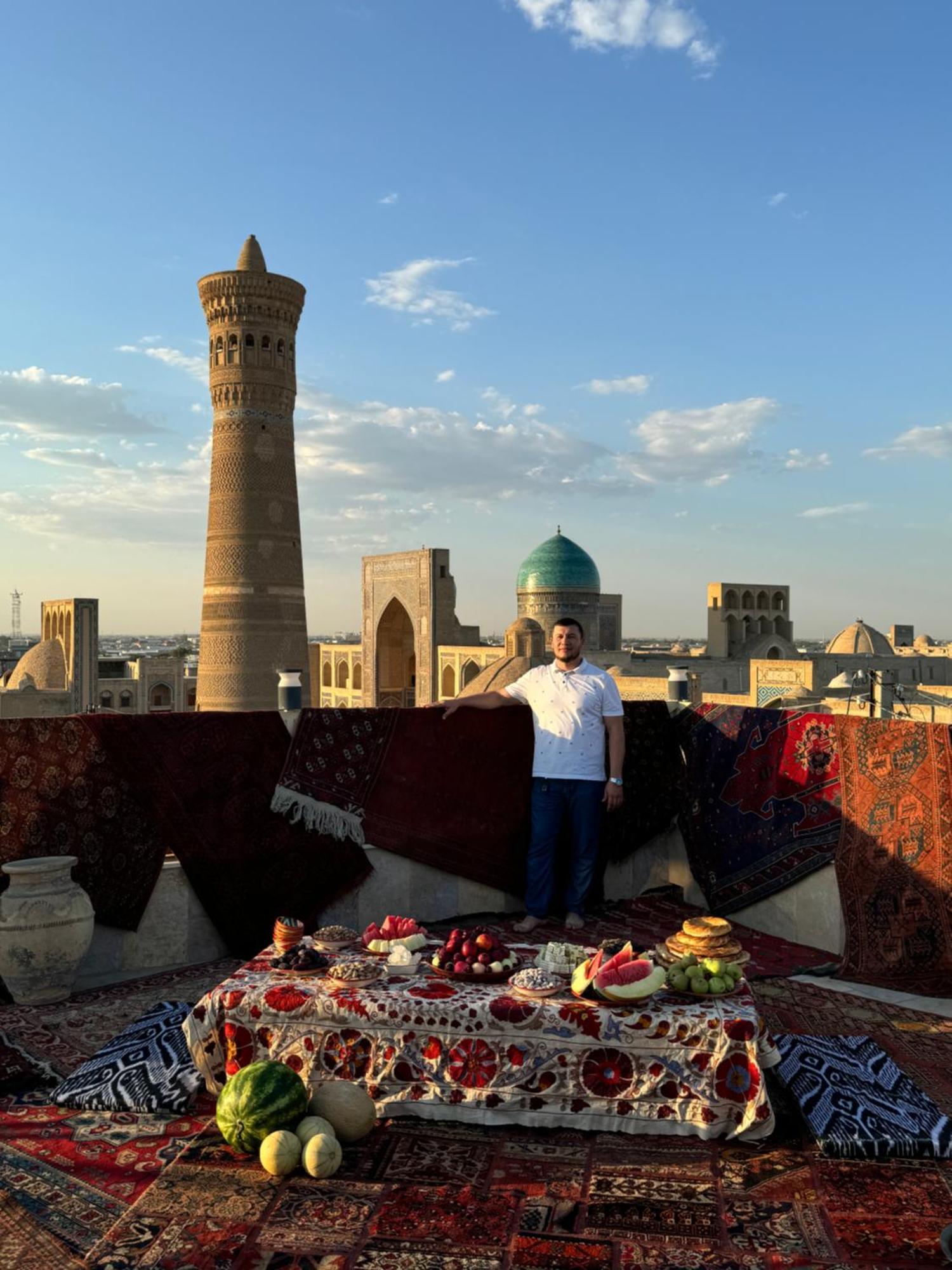 Poyi Kalon Teracce Hotel حلال Bukhara Exterior foto