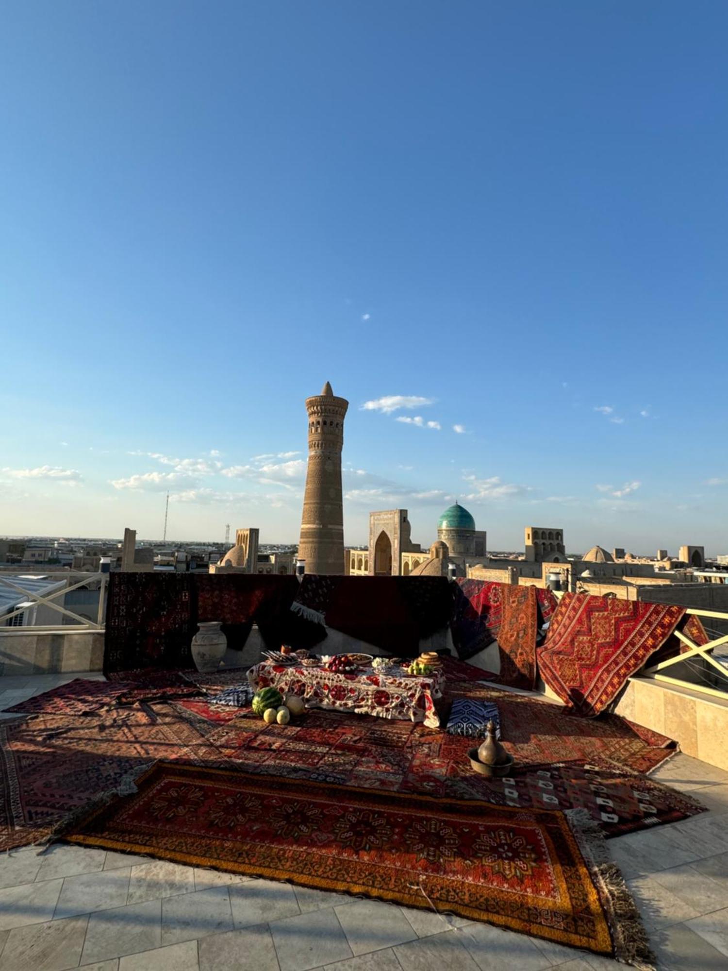 Poyi Kalon Teracce Hotel حلال Bukhara Exterior foto
